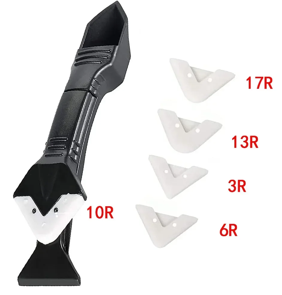 Caulking Finisher Silicone Scraper Smooth Remover Tool Set for Grout and Mould Removal