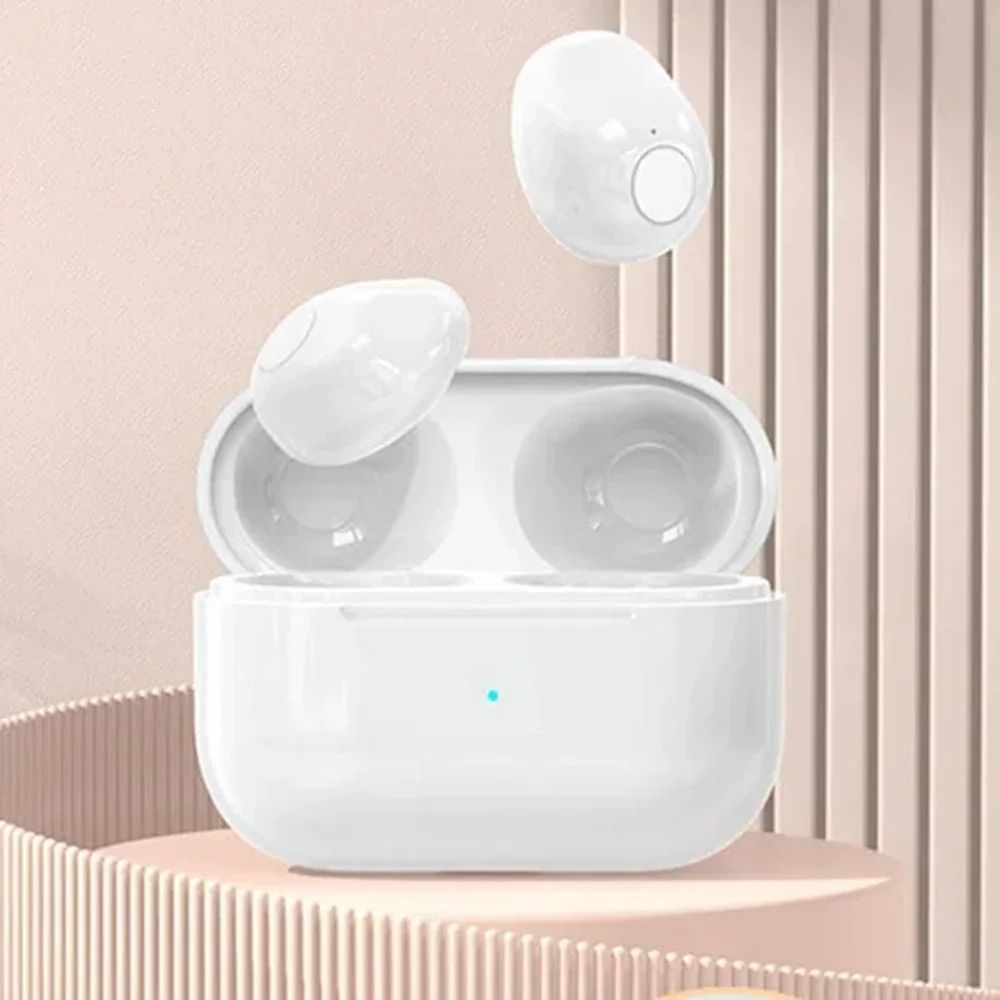 Invisible Mini Bluetooth 5.2 Earbuds with Mic, Noise Reduction, Wireless In-Ear Headphones for Sleep, Sports,and work