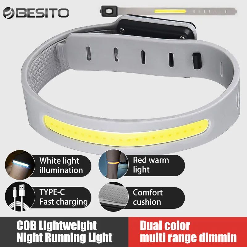 USB Rechargeable LED Armband for Night Running – High Visibility Safety Light for Outdoor Sports, Cycling, Jogging, and