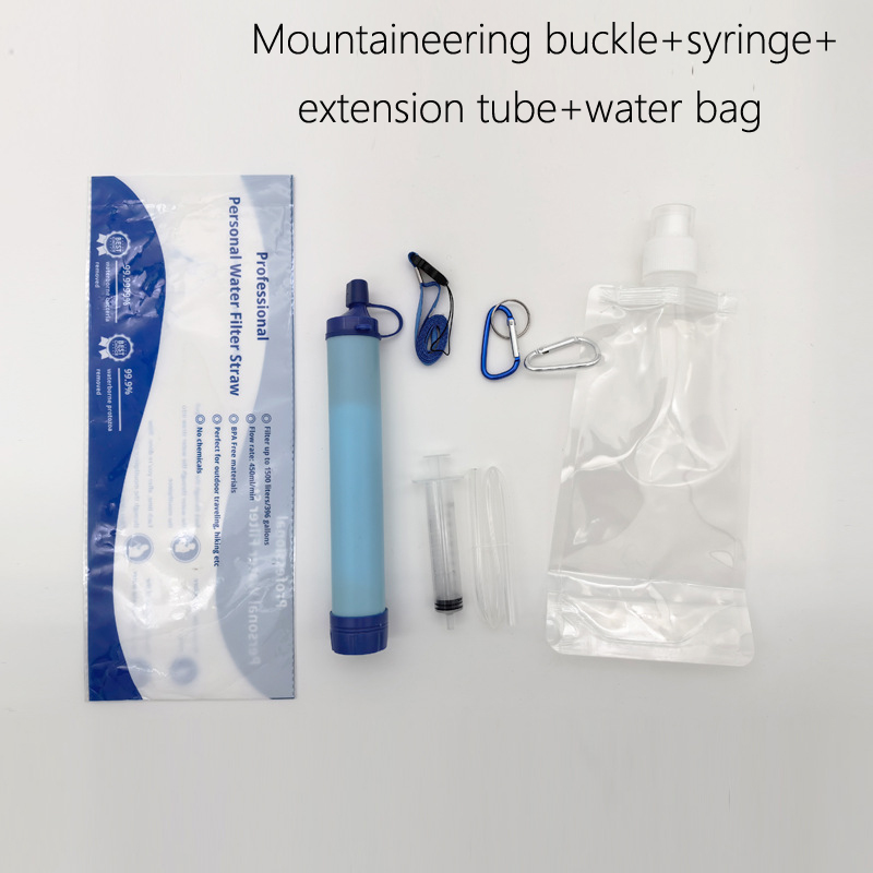 Portable Mini Water Filter Straw Outdoor Camping Purification for Hiking, Survival & Emergency Supplies