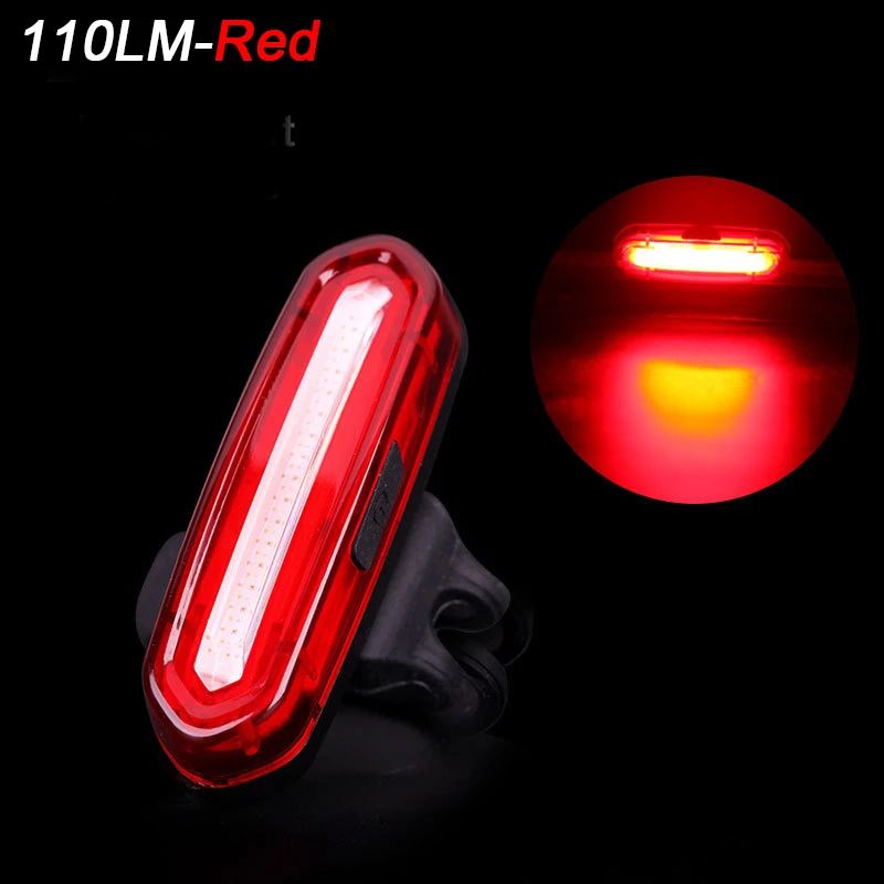 1. Waterproof Bicycle Tail Lamp, High Bright LED Bike Rear Light for Night Cycling Safety, MTB & Road Warning Lantern