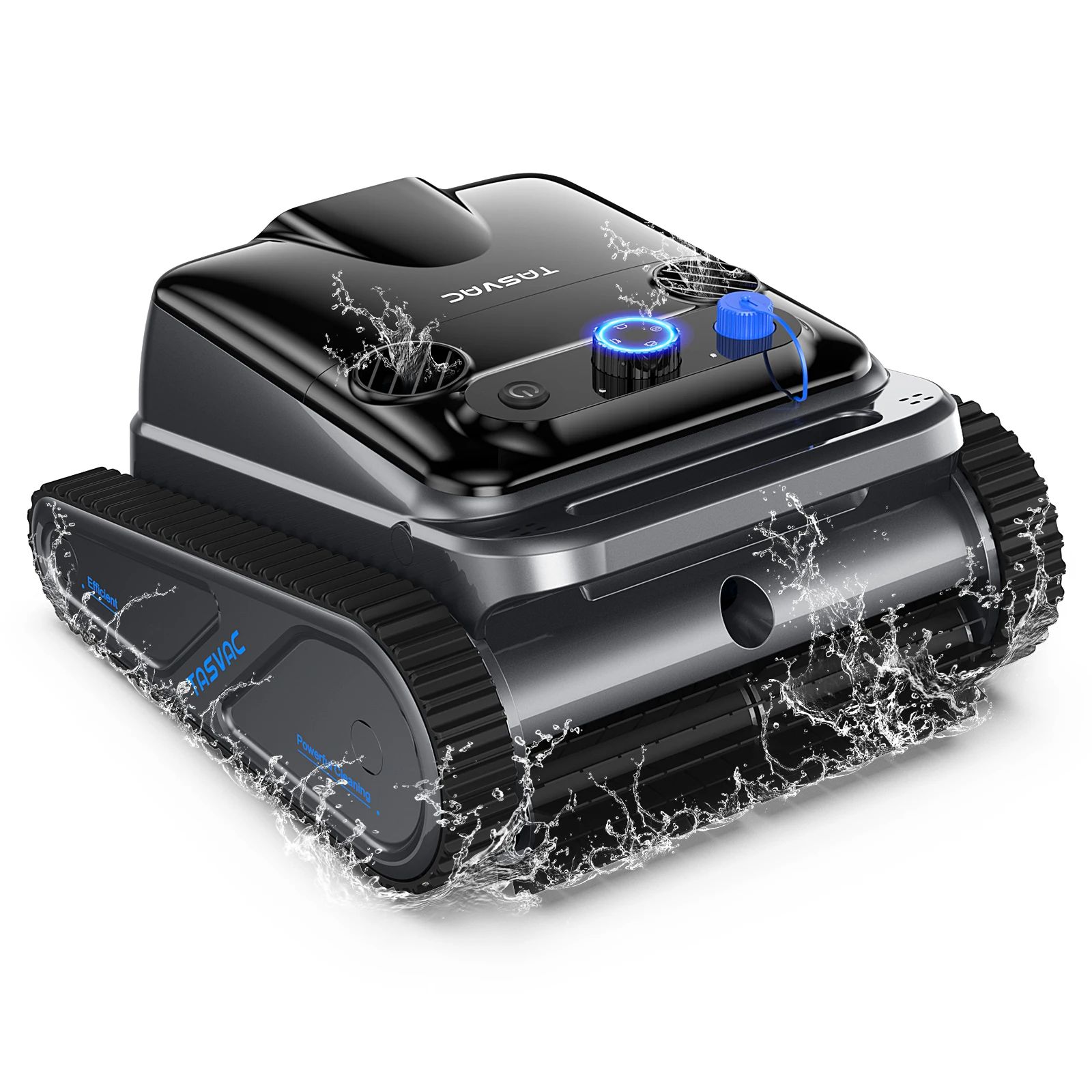 Premium Cordless Robotic Pool Vacuum Cleaner for Inground Pools with Motors, Wall & Waterline Cleaning, Long Battery