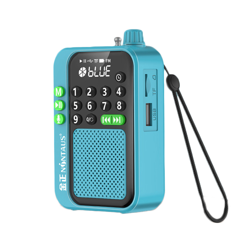 Wireless Mini Pocket FM Radio Digital Receiver with Bluetooth Speaker, LED Display, High Sensitivity, Sleep Timer