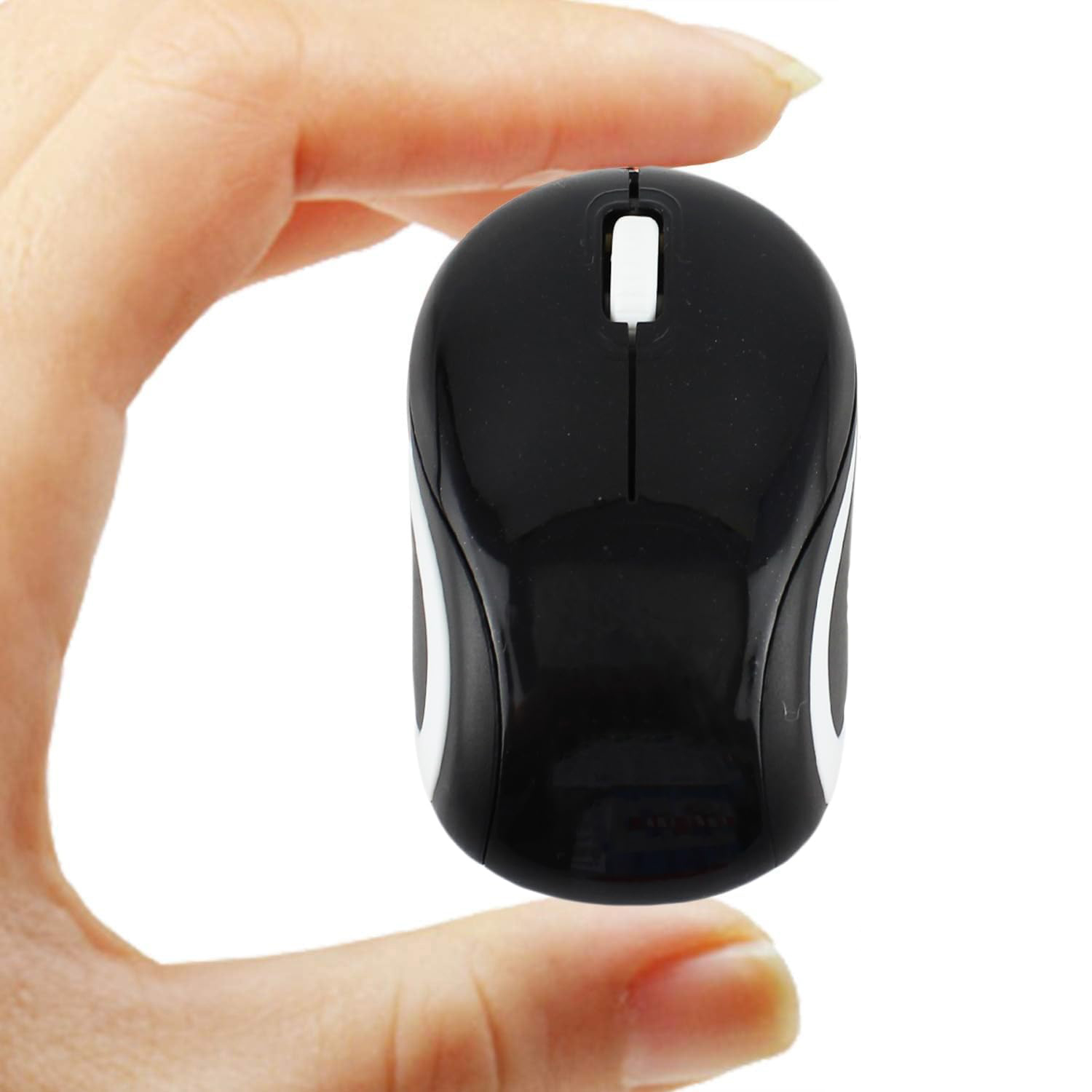 USB Portable Optical Mause, Cute Mini 2.4GHz Wireless Mouse, Ergonomic Gaming Mice for Laptop, PC, Small Hands, Gift