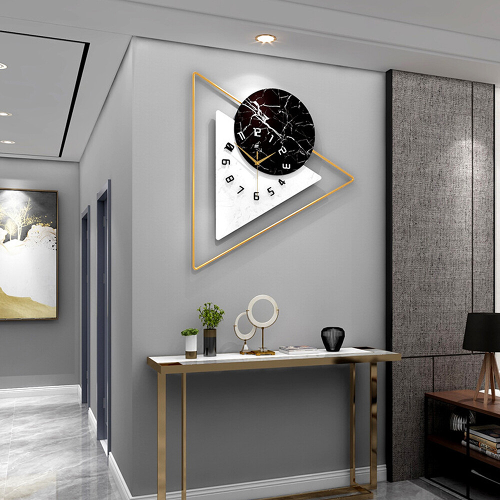Large Wall Clock Oversized Living Room Silent Modern Decor | Inspire Uplift