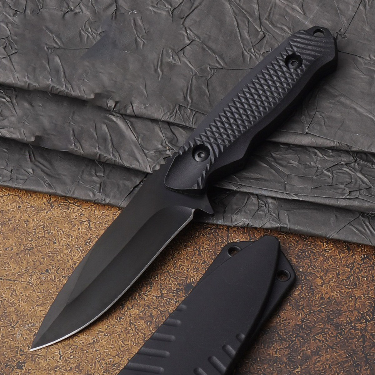 Midnight Edge Utility Kitchen Knife for Fruit, Steak & BBQ Prep