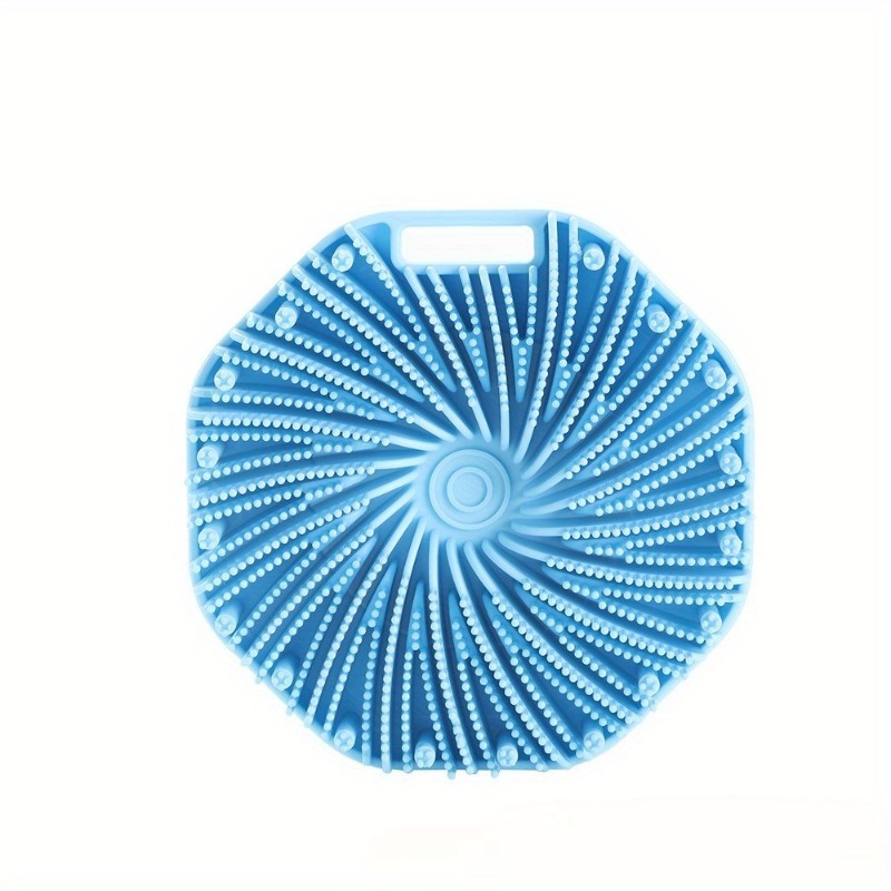 GentleClean Dual Sided Silicone Body Scrubber & Scalp Massager Brush for Sensitive Skin