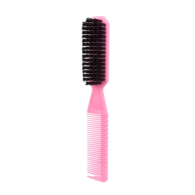 Vintage Dual Sided Barber Neck Duster Brush for Haircuts, Beard Grooming & Styling
