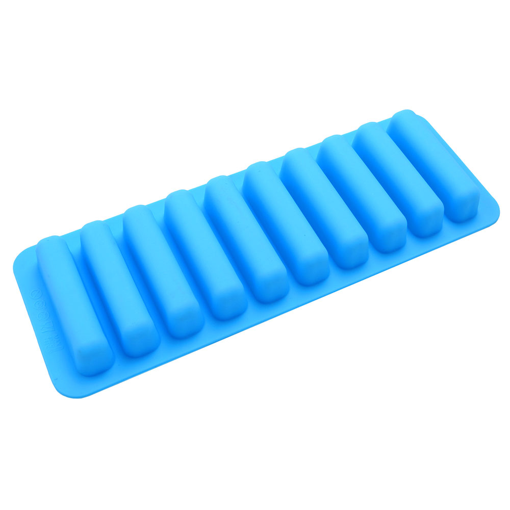 Silicone World Hole Finger Shape Cylinder Silicone Ice Cube Mold Finger Muffin Cookies Ice Cream Chocolate Baking Mold