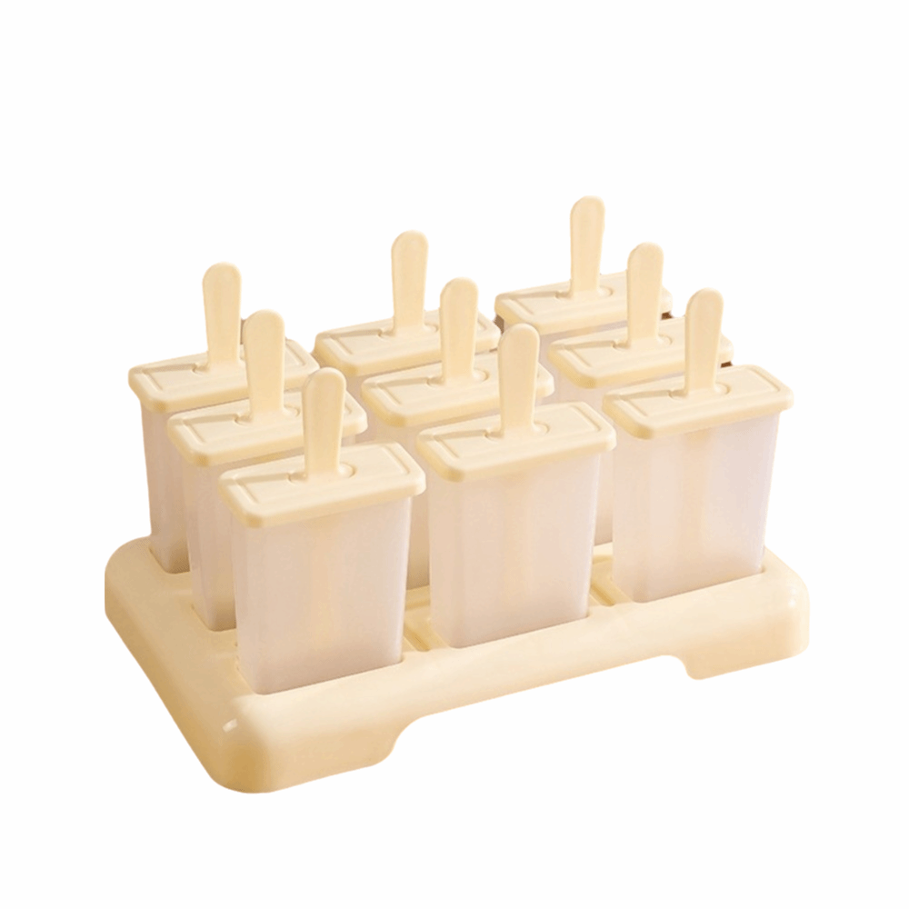 Frozen Cube Popsicle Maker Reusable Popsicle Mold for Homemade Ice Cream Treats