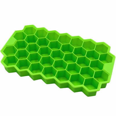 Ice Cube Tray Maker Grid Silicone Ice Mold for Drinks & Cocktails
