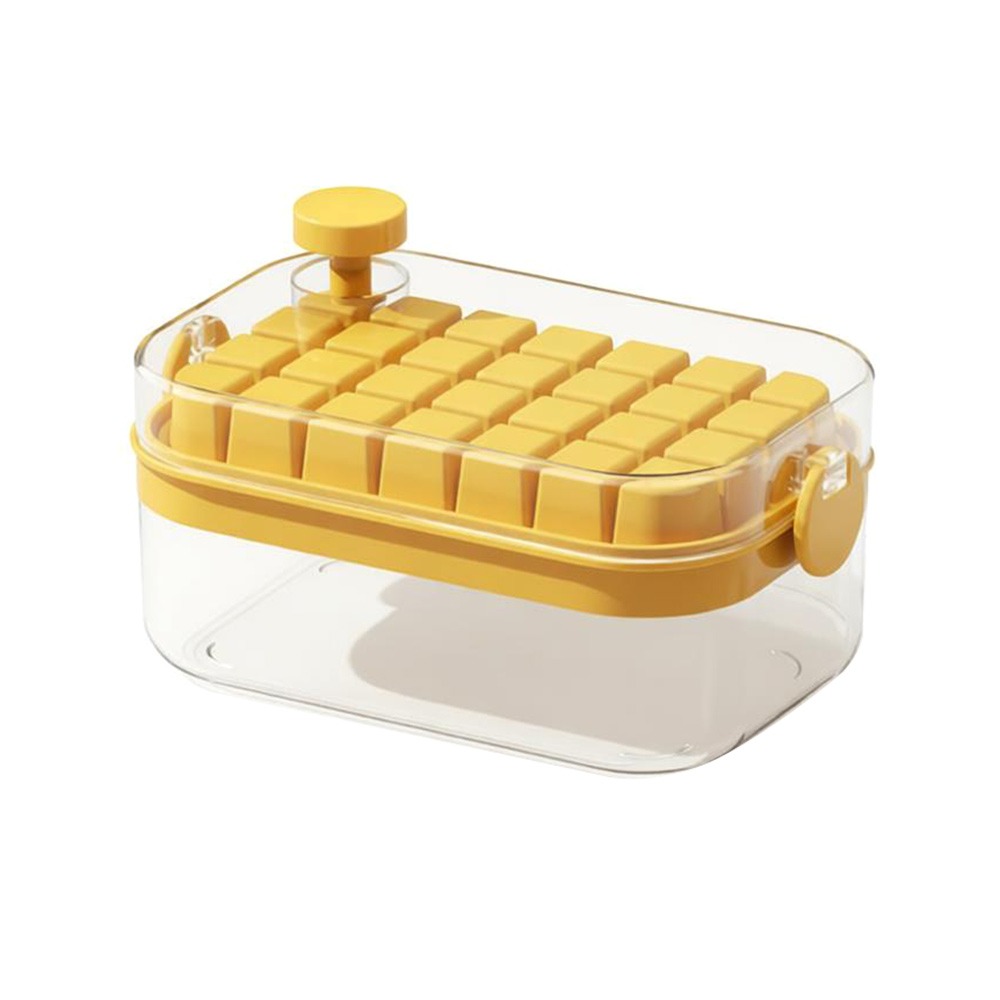 Silicone Ice Cube Tray with Lid Large Capacity Easy Release Ice Maker
