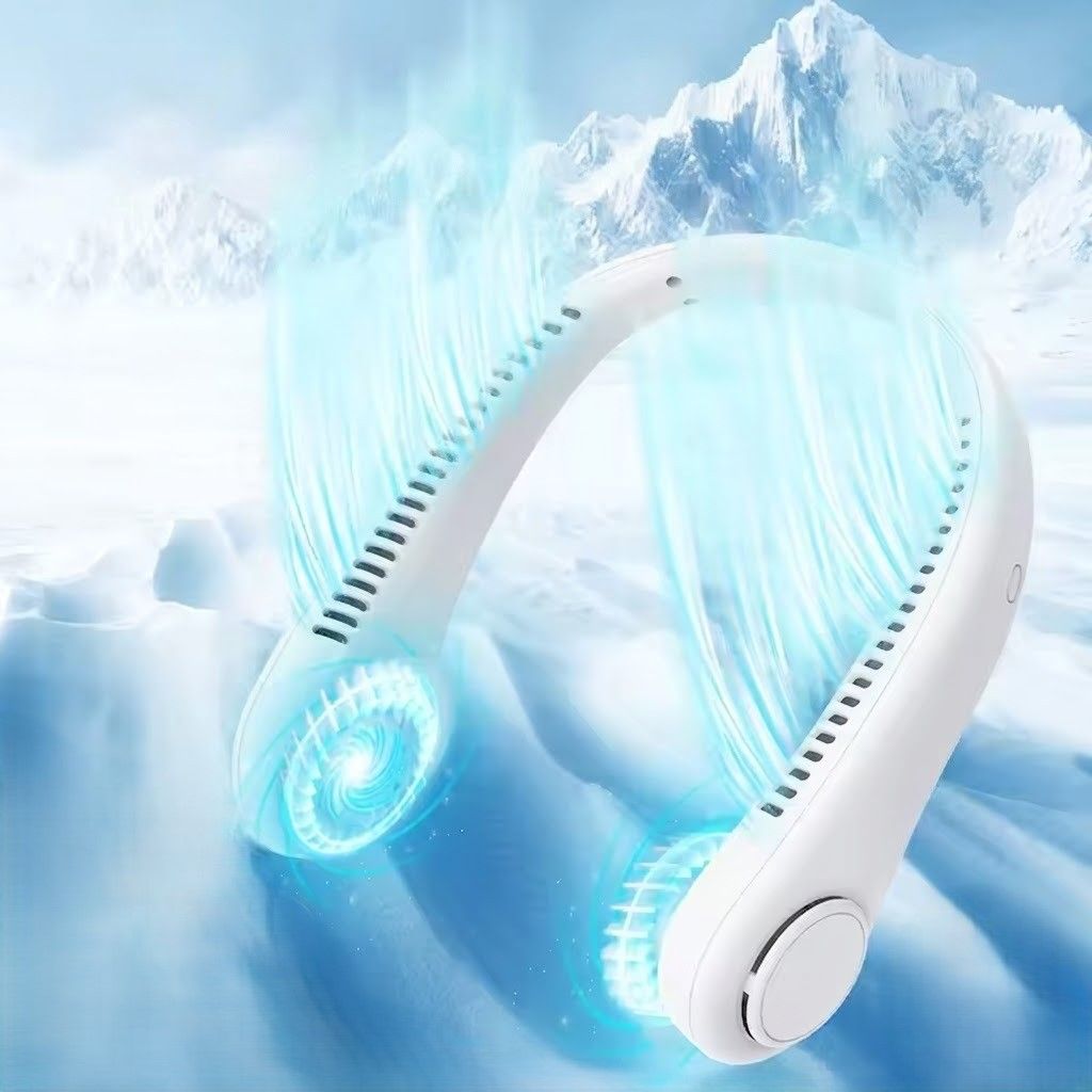 Neck Fan USB Rechargeable Bladeless Neck Fan for Hands-Free Outdoor Cooling