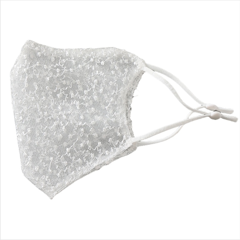 Elegant Lace Face Mask Reusable Breathable Cosplay & Masquerade Mask for Parties and Outdoor Wear