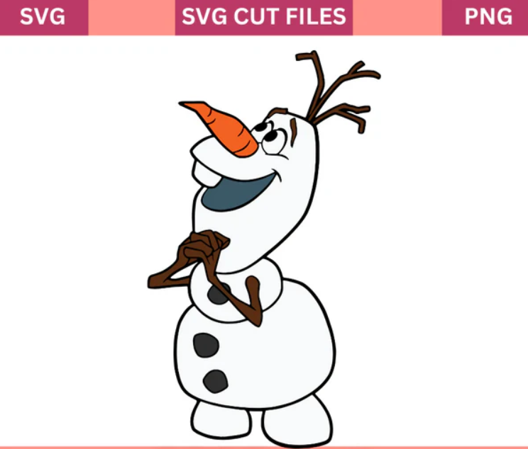 Olaf Body Layered SVG Cut File - Perfect for Cricut Projects | Inspire ...