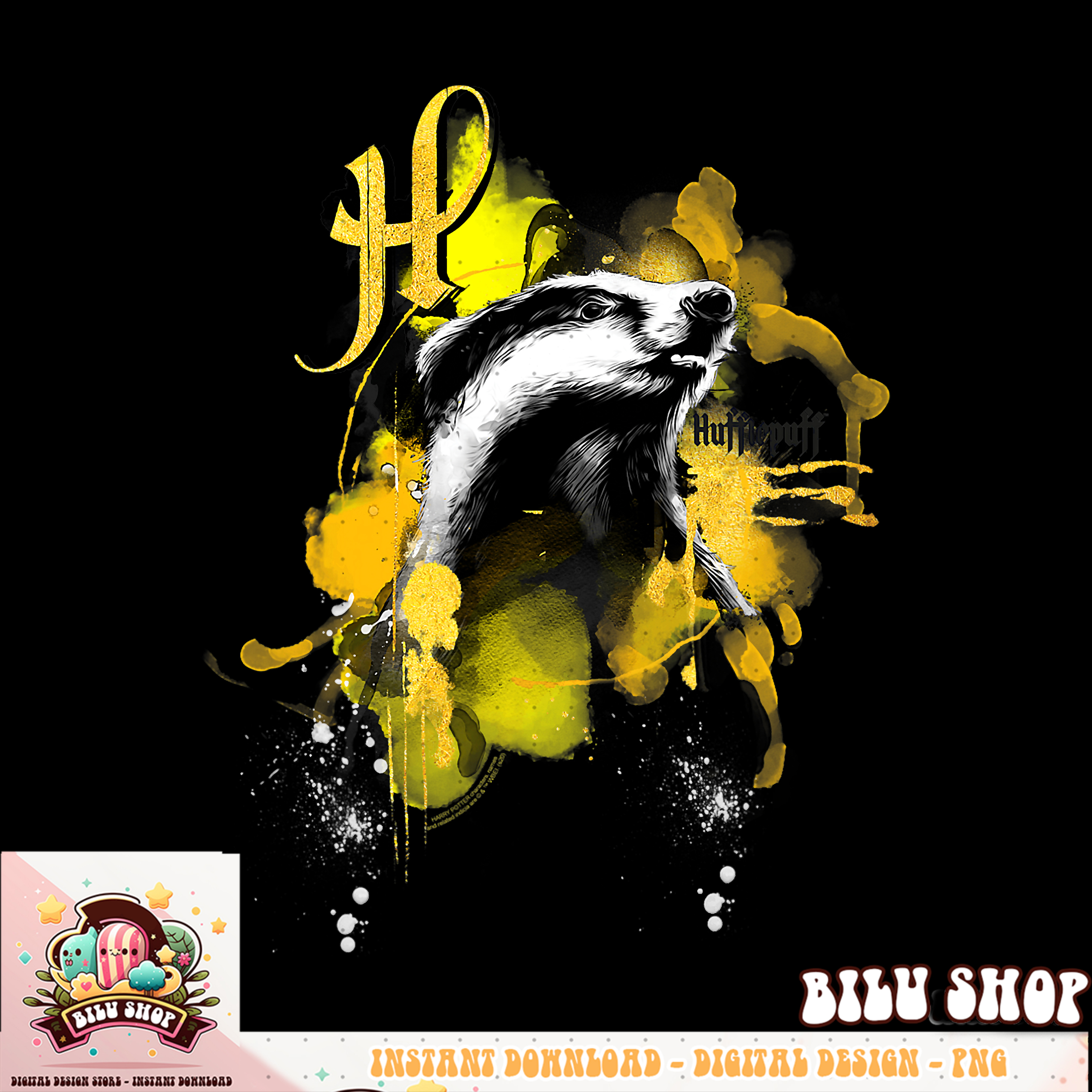 Hufflepuff Badger Silhouette