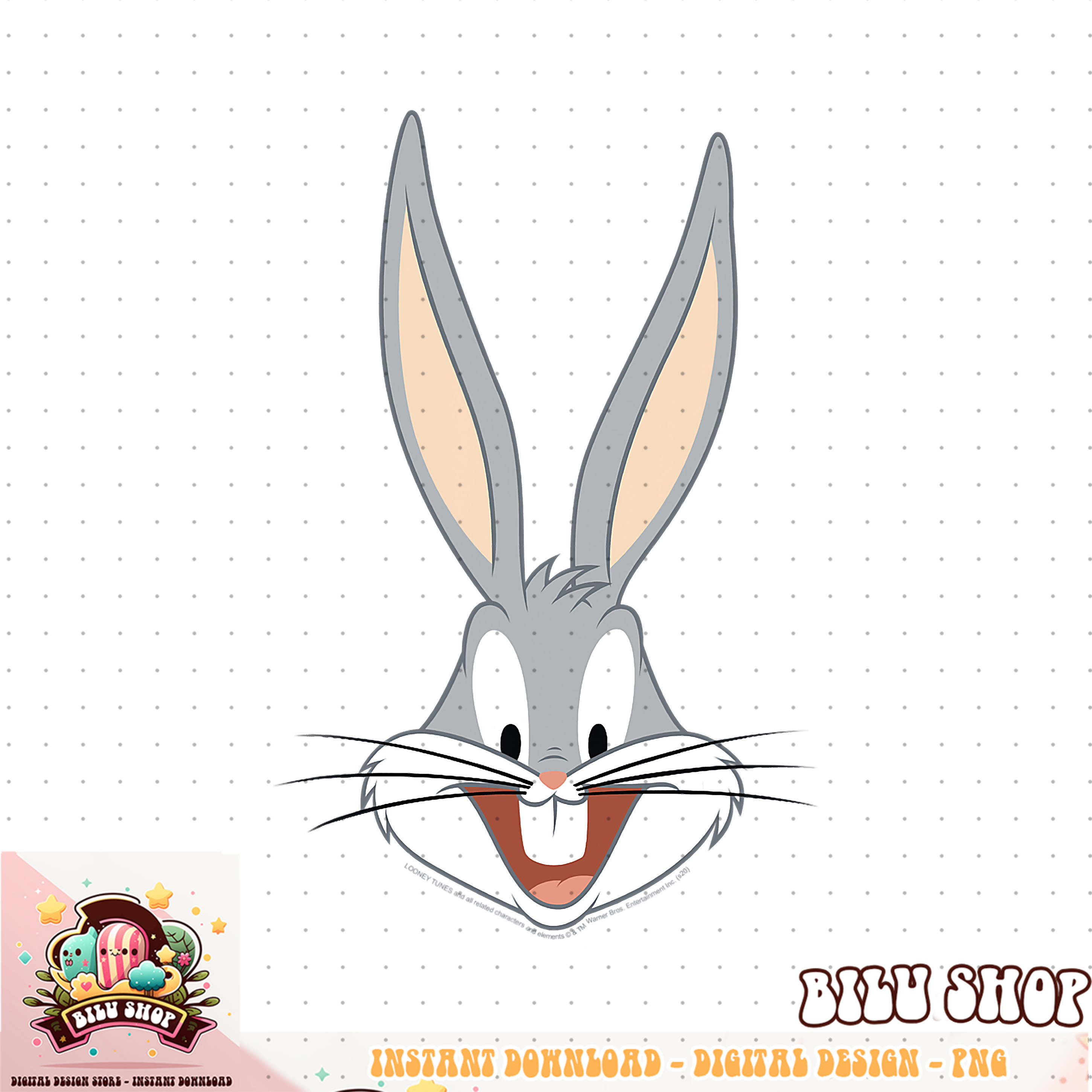 Looney Tunes Bug Bunny Big Face PNG Download copy | Inspire Uplift