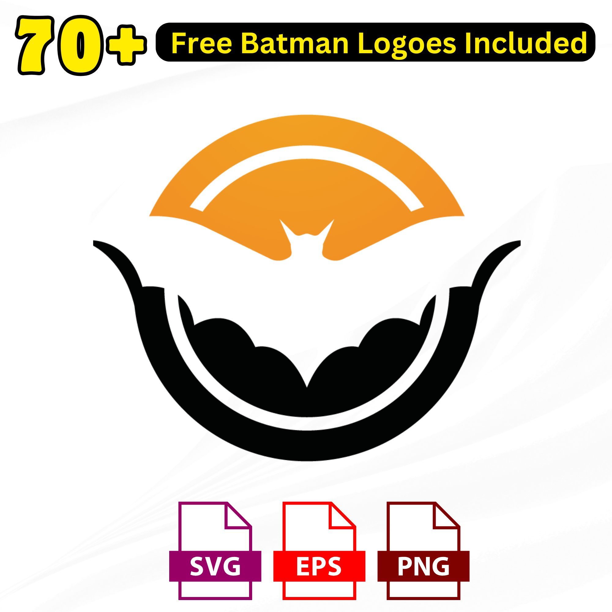 Batman Logo SVG, Batman Symbol SVG, Superhero Clipart, Batma | Inspire ...