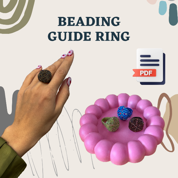 Faceted Bead Guide.pdf TUTORIAL ON BEADING RING. DIGITAL PDF.BEAD PATTERN. BEAD GUI | Inspire ...