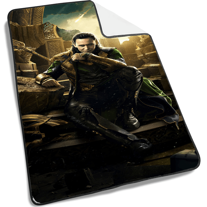 The Avengers Loki Print On Blankets | Inspire Uplift