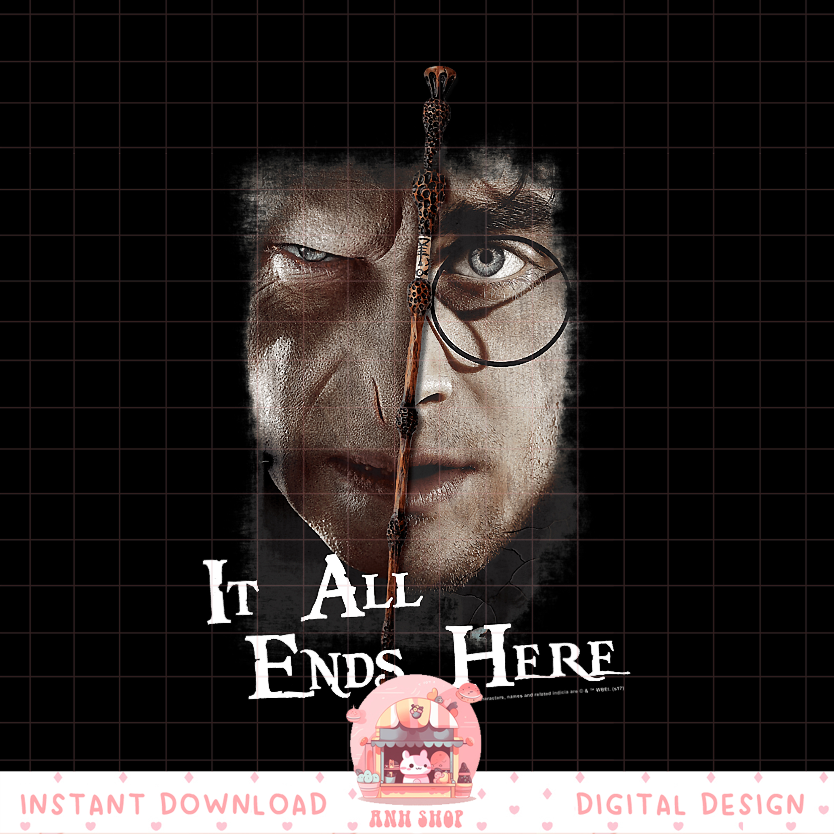 Harry Potter It All Ends Here PNG Download copy | Inspire Uplift