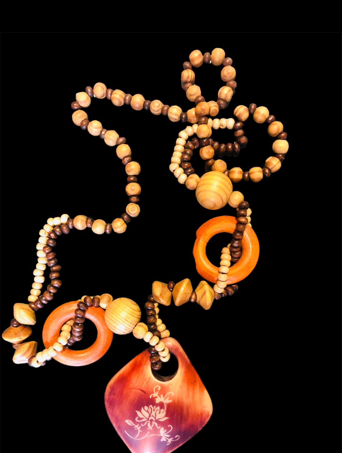 Wooden Neckless Chain For Women | Inspire Uplift
