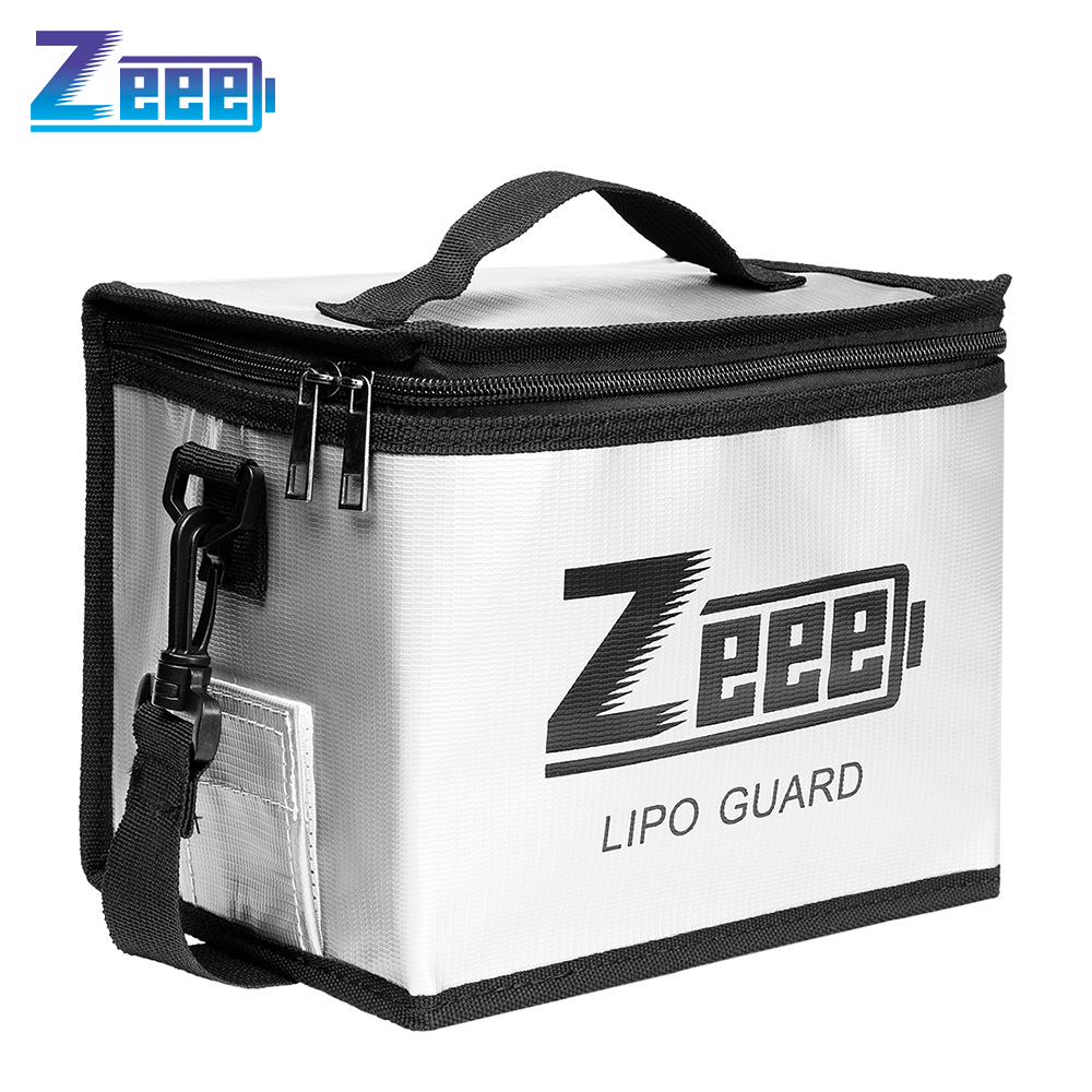 Fireproof Explosionproof Bag, Battery Safe Bag for RC Lipo, Portable Storage Handbag, Safe Guard for Batteries