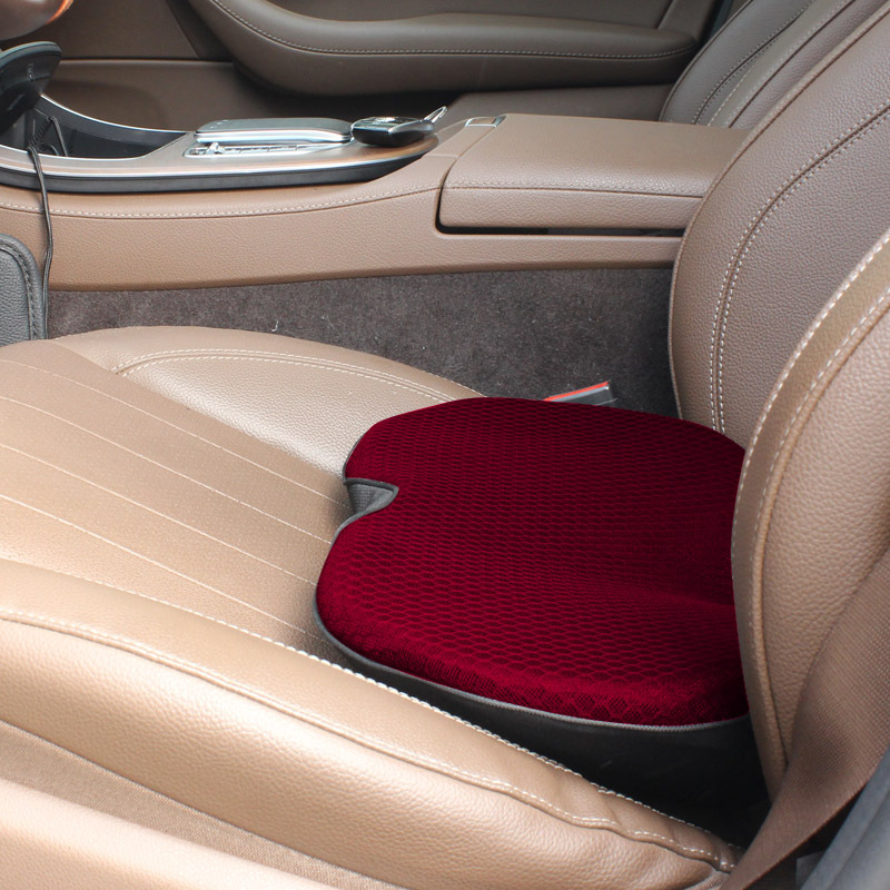 Multi-Use Memory Foam Car Seat Cushion, Back Support Pad for Lumbar Pain Relief, Driver's Car Cushion