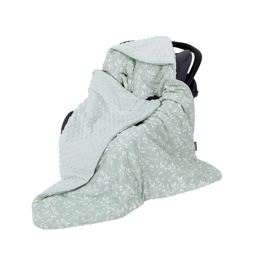 Portable Newborn Baby Blanket With Hooded Windproof Swaddle, Ideal for Baby Car Safety Seats, Warm and Cozy for Outdoor