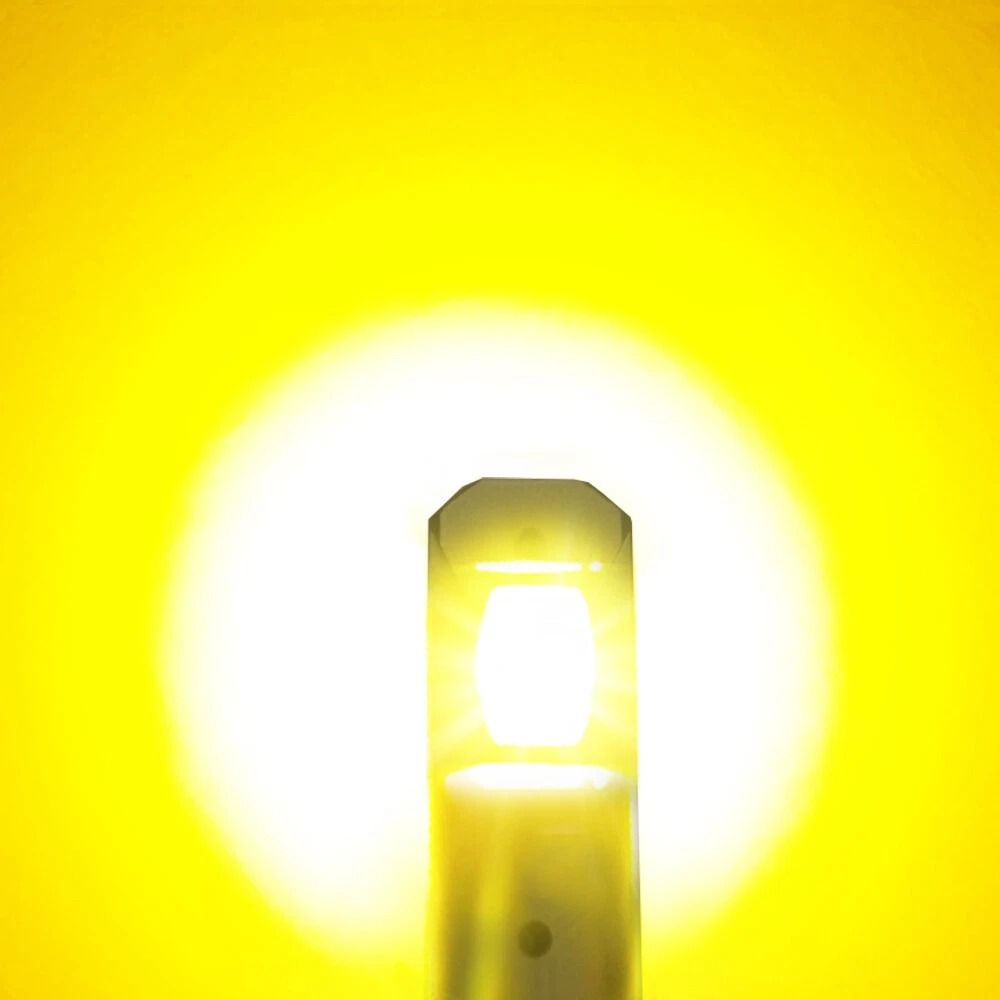 Yellow LED Fog Light Conversion Kit, Headlight Bulbs Lamp, Waterproof, Long Lifespan, No Error