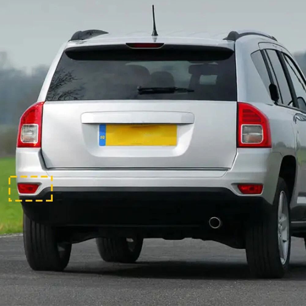 Durable Reflector Light, Rear Left Driver Side Bumper, Waterproof, Easy Install, Dust & Scratch Resistant, ABS Materials