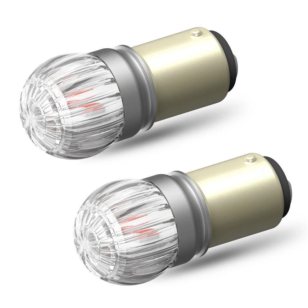 Red LED Bulbs for Turn Signal Light, Tail Stop Brake, LED Bulbs with SMD LEDs, ERROR FREE, Plug and Play