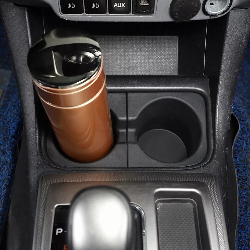 Car Black Cup Holder Inserts Replacement, Easy Fit, Prevents Liquid Spills and Mess