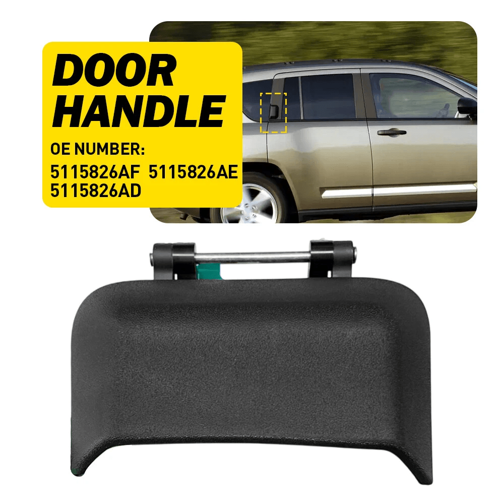 Black Outside Rear Left and Right Door Handle - Perfect Fitment, Quality Material