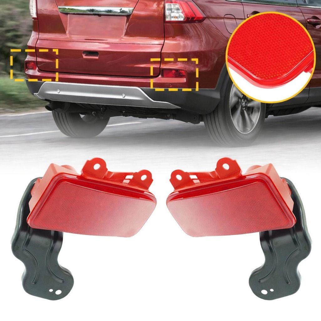 CRV Rear Bumper Reflector Light Cover Left Right Pair | Inspire Uplift