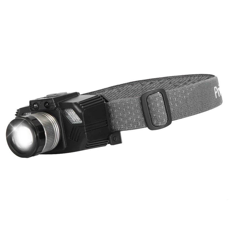 Motion Sensor Activated LED Headlamp, Adjustable and Waterproof, Lighting Modes, Zoom Function