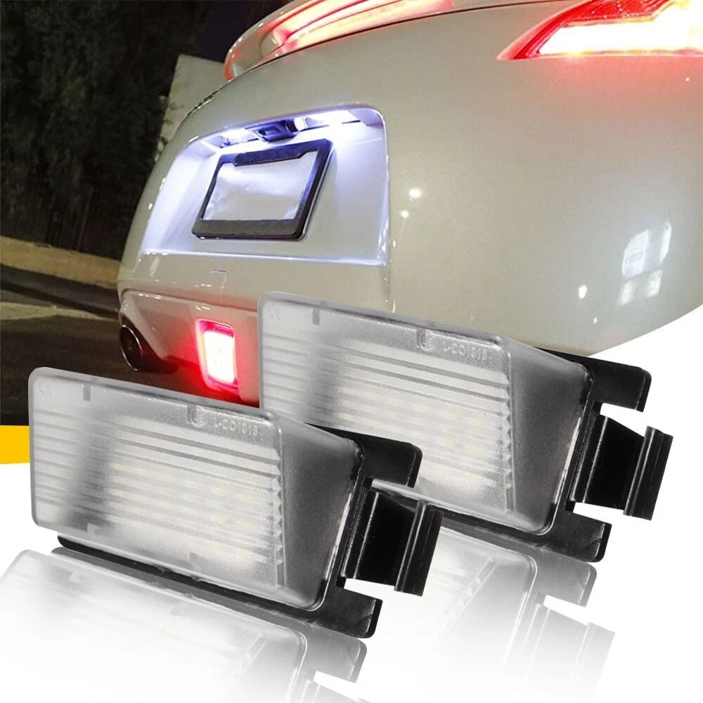 Super Bright SMD LED License Plate Light Lamp, High Power Xenon White for Enhanced Safety