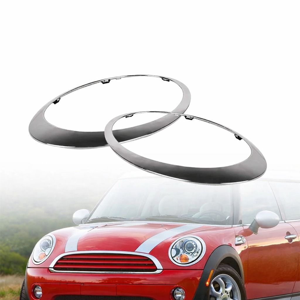 Durable Front Headlight Bezel Trim, Perfect Fit for Your Vehicle