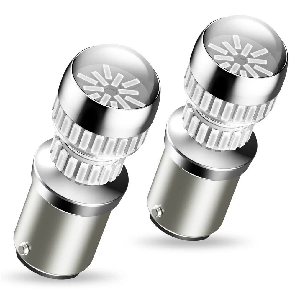 Red LED Stop Turn Signal Brake Tail Light Bulbs, Energy-Saving, Super Bright, Easy Install, Direct Replacement