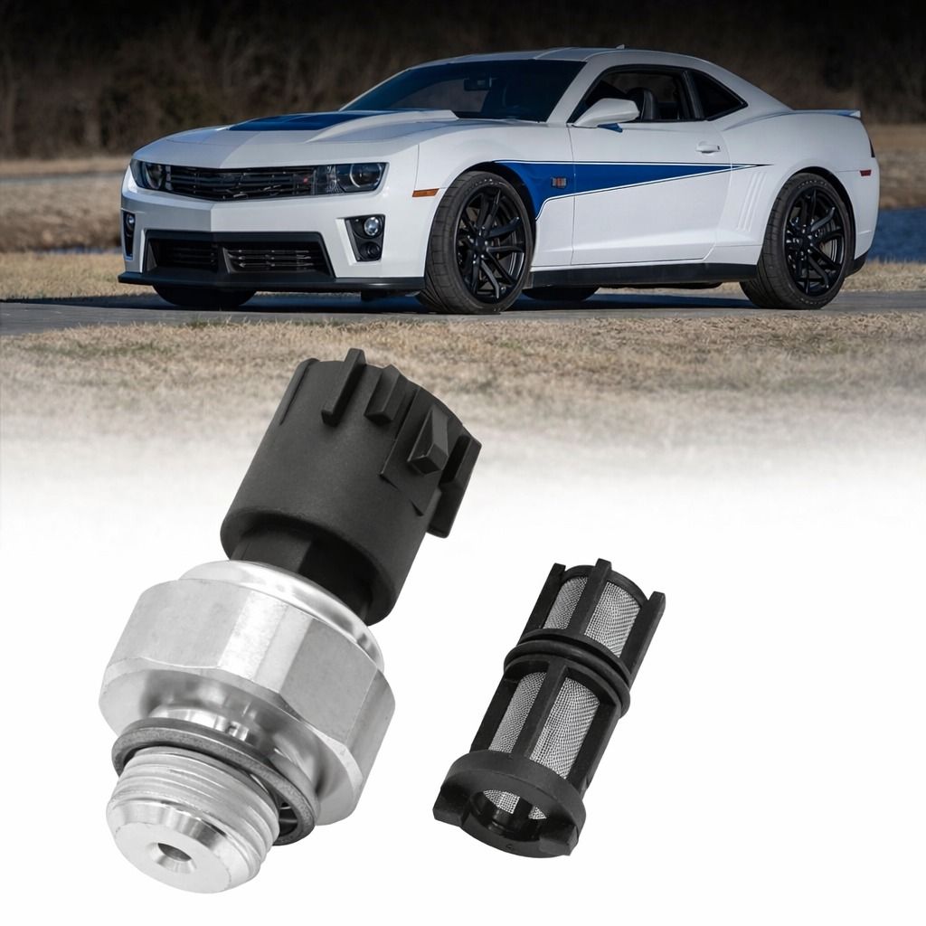 High-Quality Engine Oil Pressure Sensor Switch w/ Filter, Simple Installation, Reliable