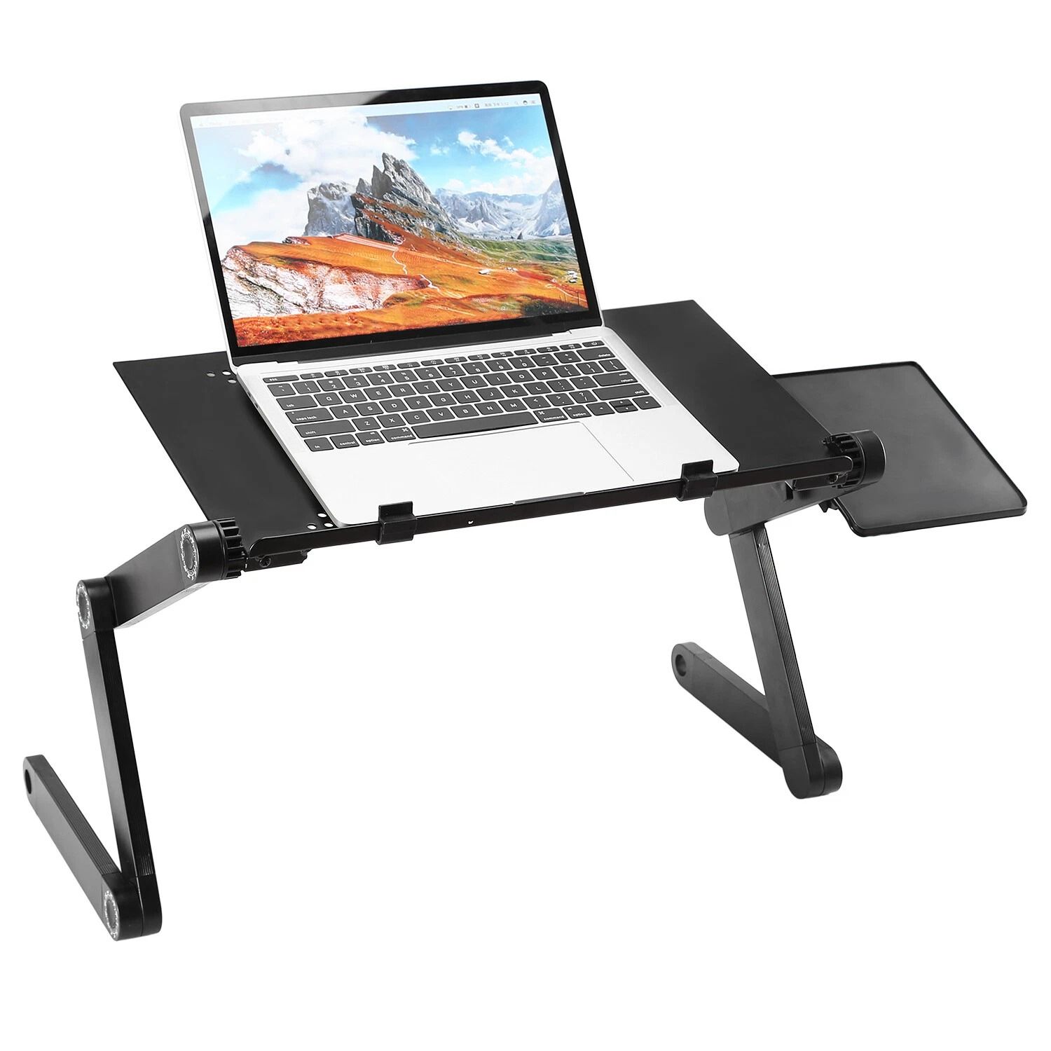 Foldable 360° Adjustable Laptop Stand, Sofa Bed Tray, PC Notebook Desk, Portable and Adjustable for Comfortable Use