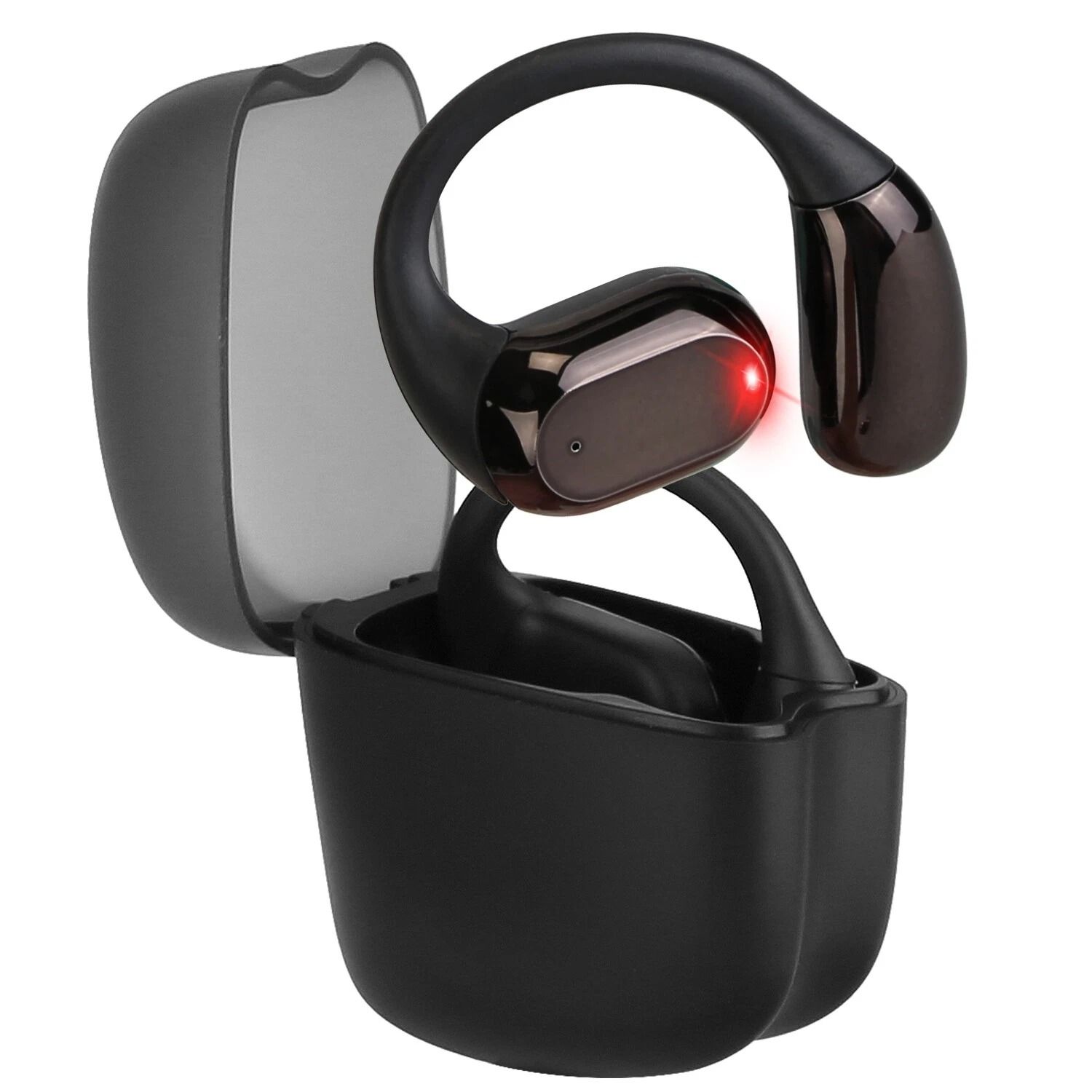 Sport Wireless Headphones Open, Earbuds with Earhook Display, Charging Case for Active Lifestyles