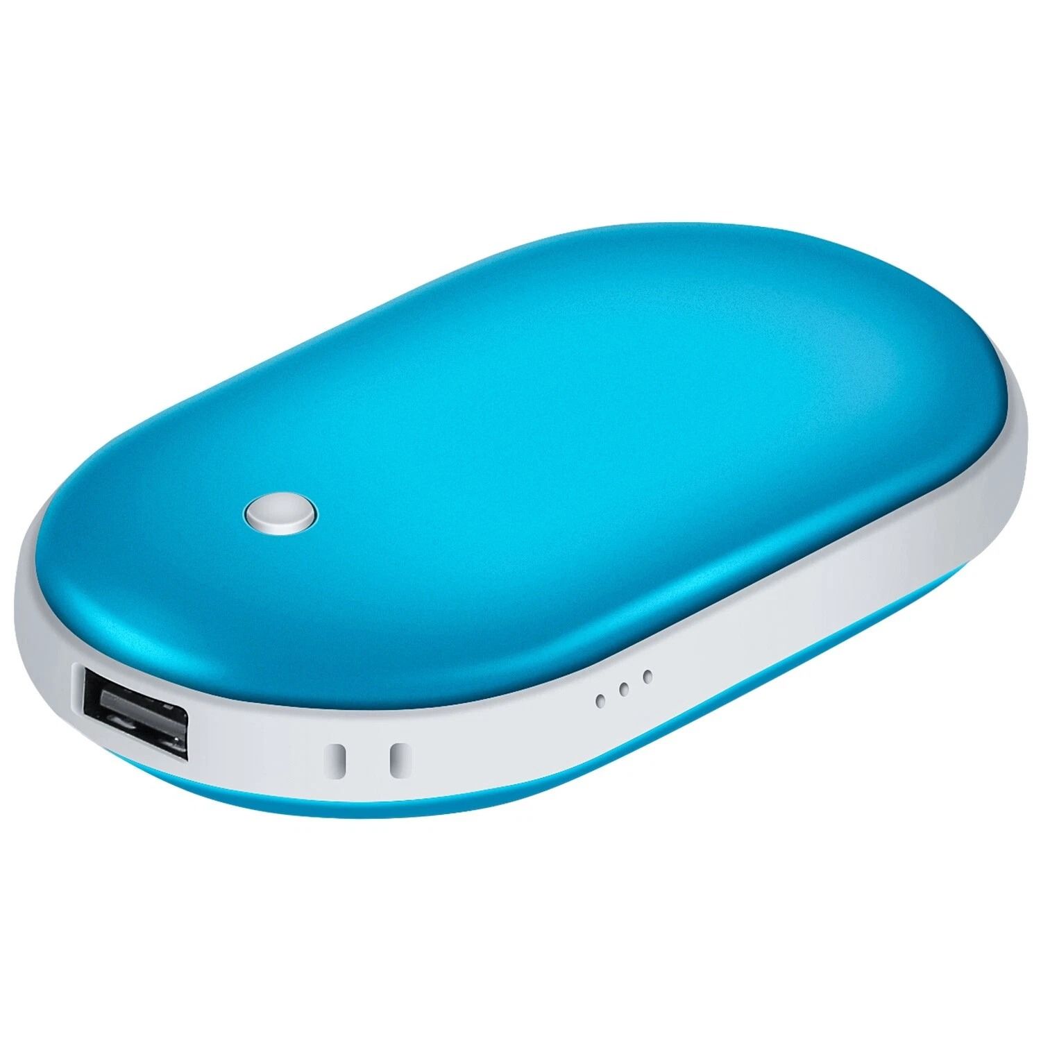 Rechargeable Hand Warmer Power Bank, Pocket Electric Winter Heater, 5000mAh USB Warmer for Outdoor Adventures