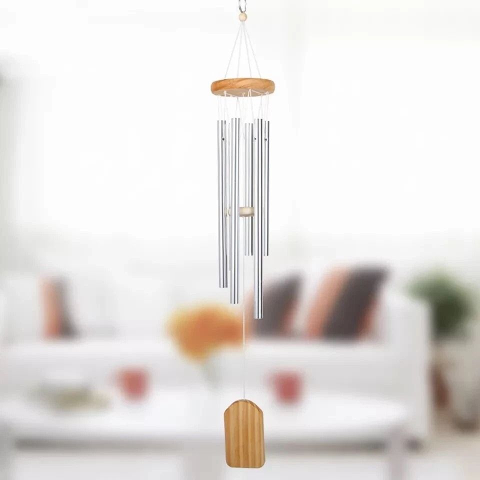 Extra Large Amazing Grace Wind Chimes, Metal Tubes, Outdoor Garden Decor