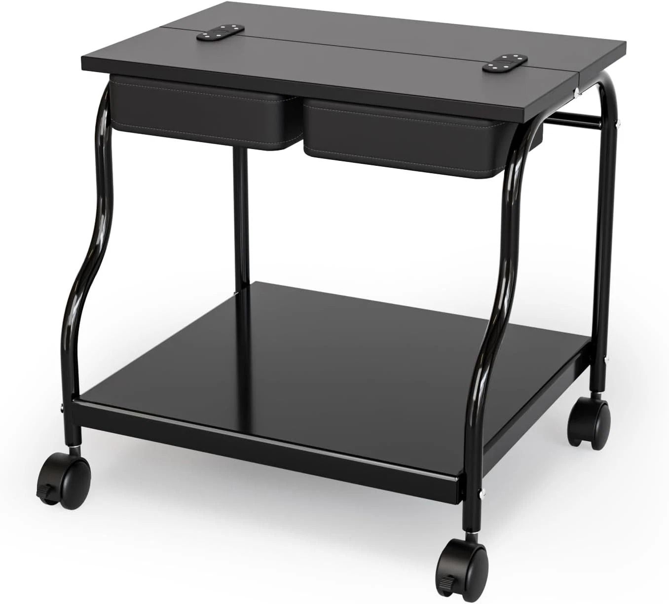 Portable Salon Nail Esthetician Rolling Cart, Pedicure Cart Foot Bath Trolley, Professional Spa Cart
