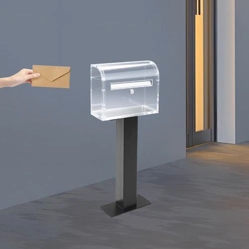 Durable Outside Mailbox Post, Heavy Duty Mailbox Post, Easy Surface Mounting Post Installation