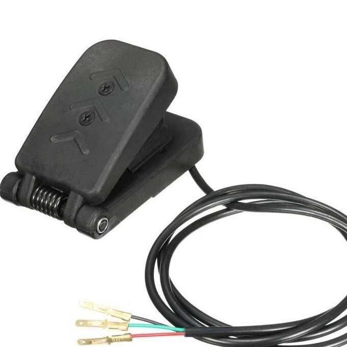 Electric Foot Throttle Pedal for Go Kart, ATV, E Bike, Plastic Scooter
