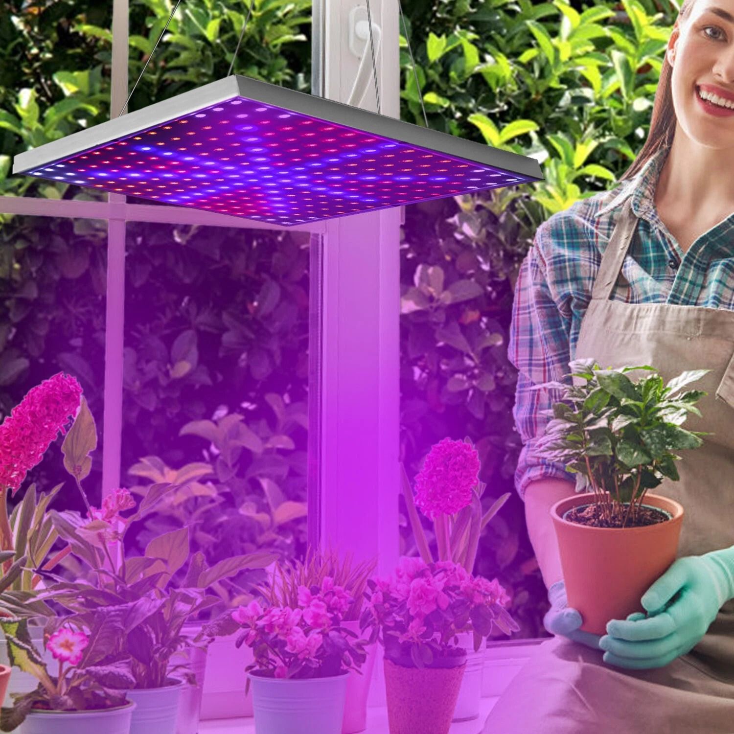 LED Full Spectrum UV Grow Light for Hydroponic & Indoor Plants