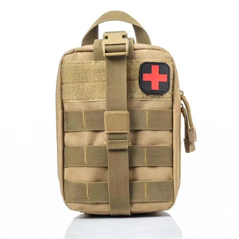 Tactical First Aid Kit with Molle Rip Away EMT Survival Pouch for Outdoor Emergencies