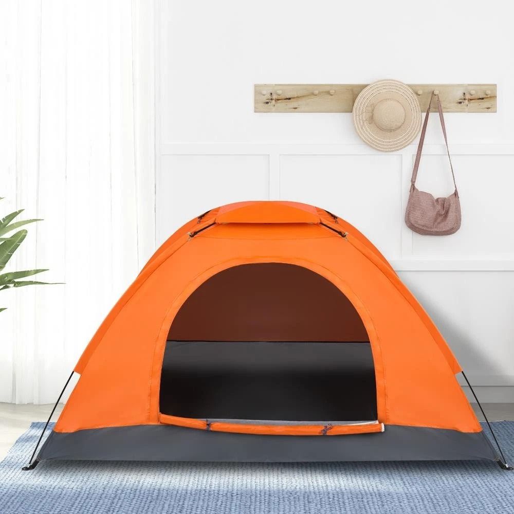 Automatic Pop Up Camping Tent for Solo Adventures Waterproof Person Camping Tent Instant Setup Shelter